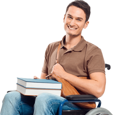 Student in Wheelchair